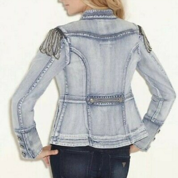 Guess Premium denim military jacket - Picture 2 of 6